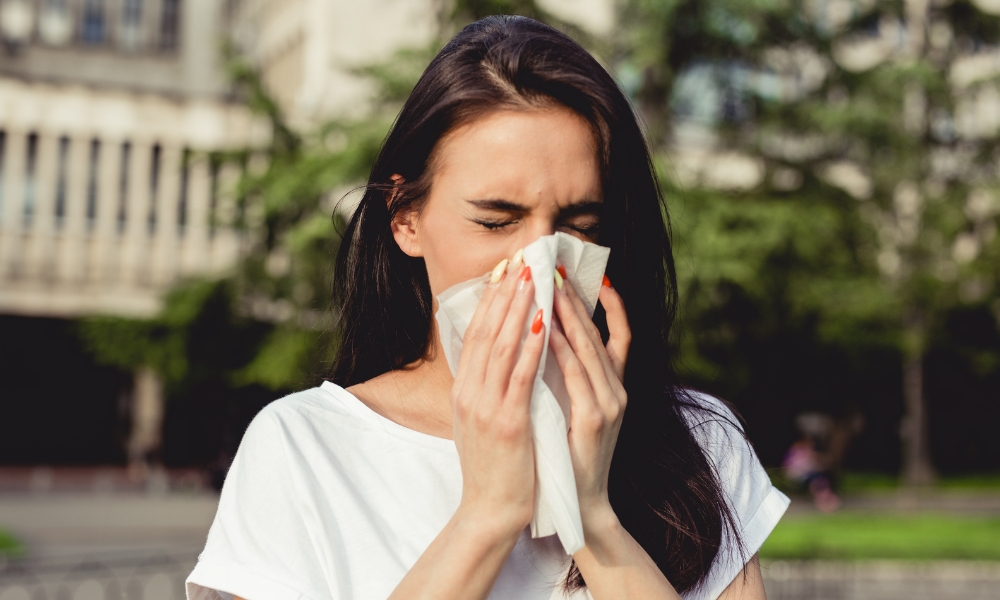Patient receiving a same-day sick visit evaluation at a primary care clinic in Longview TX